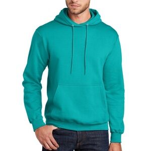 NWOT Bright Aqua Men’s Hoodie